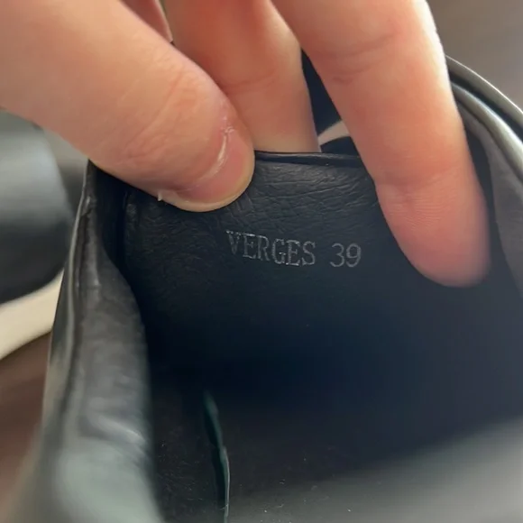 Silent D x Free People | Verges Black Leather Sneaker 39 - Picture 8 of 8